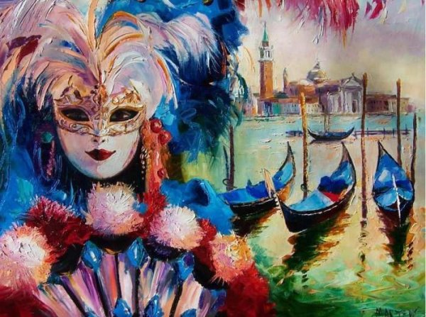 Живопись маскарад венецианец