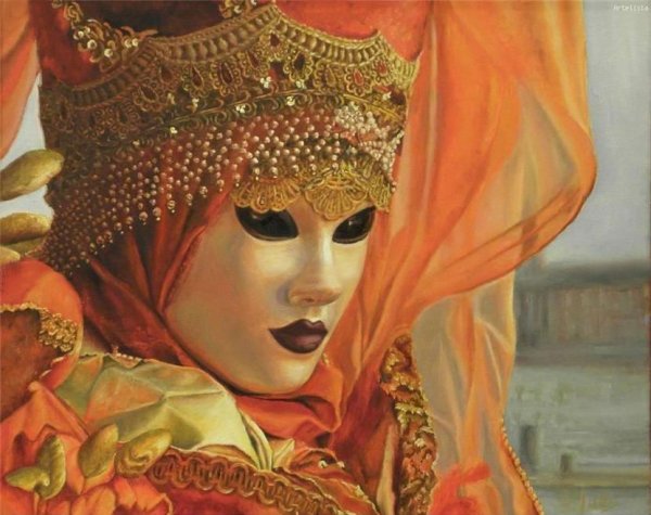 Венеция маскарад живопись