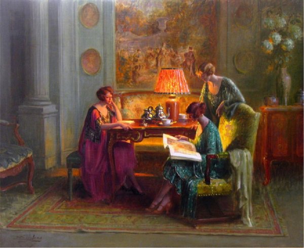 Художник Delphin Enjolras 1857-1945