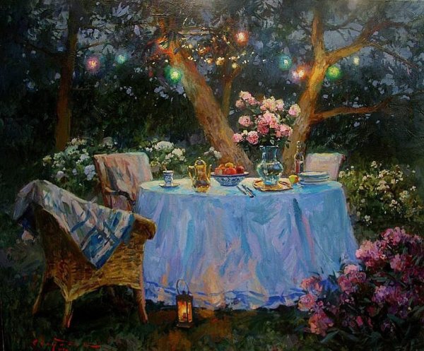 Художник Сергей Свиридов картины лето