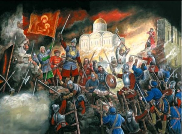 Штурм Смоленска 3 июня 1611 года художник Юрий каштанов