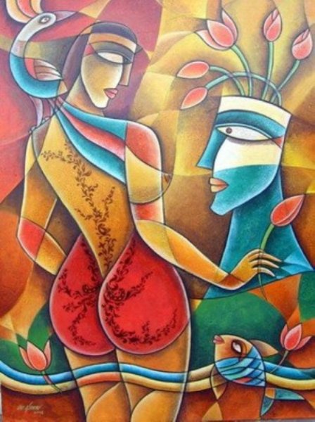 Современные художники Индии. Krishna Ashok