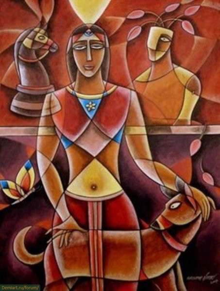 Современные художники Индии. Krishna Ashok