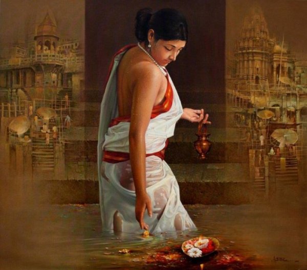 Индийский художник Amit Bhar