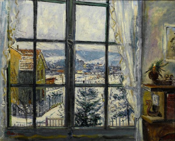 Верейский Георгий Семенович зимнее окно