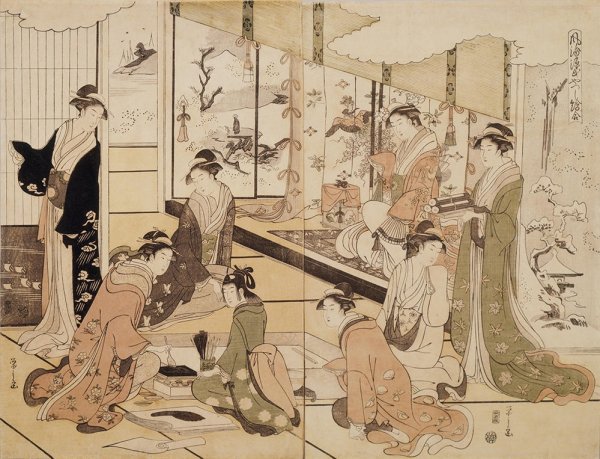 Эпоха Эдо в Японии живопись