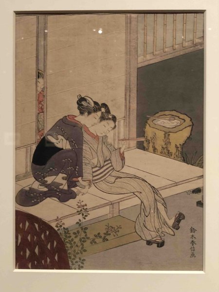 Японская живопись Suzuki Harunobu