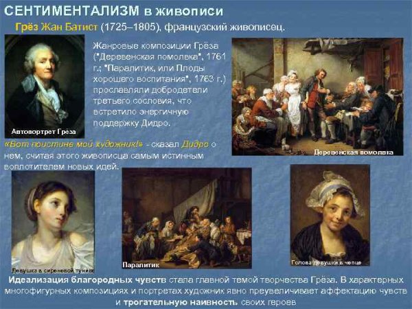 Жан Батист грёз. «Паралитик, или плоды хорошего воспитания». 1763 Г. (Гэ).