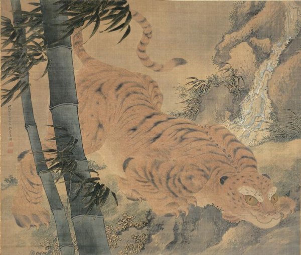 Японские тигры эпохи Эдо