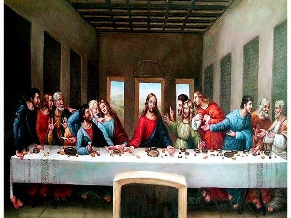 Тайная вечеря Леонардо оригинал