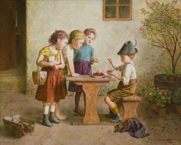 Художники 19 века дети