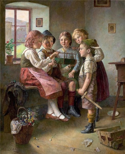 Австрийский художник Edmund Adler (1876-1965)