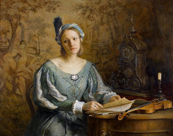 Костюмированный портрет 18 века