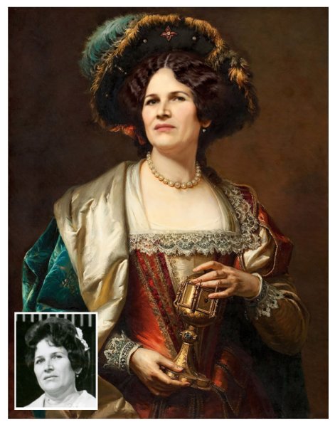 Шишкин костюмированный портрет