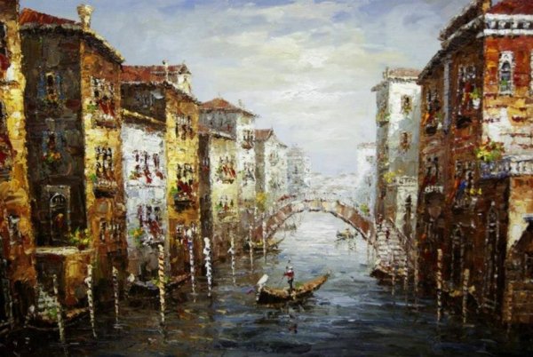 Венеция картины художника Бруно Августо Жавино