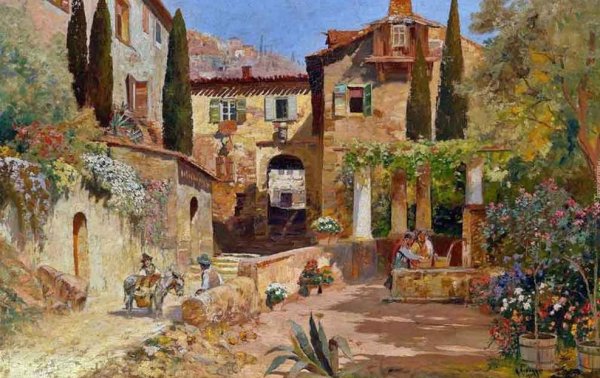 Художник Claudio Perina акварель