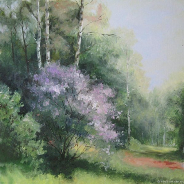 Сирень художник Александр Шандор