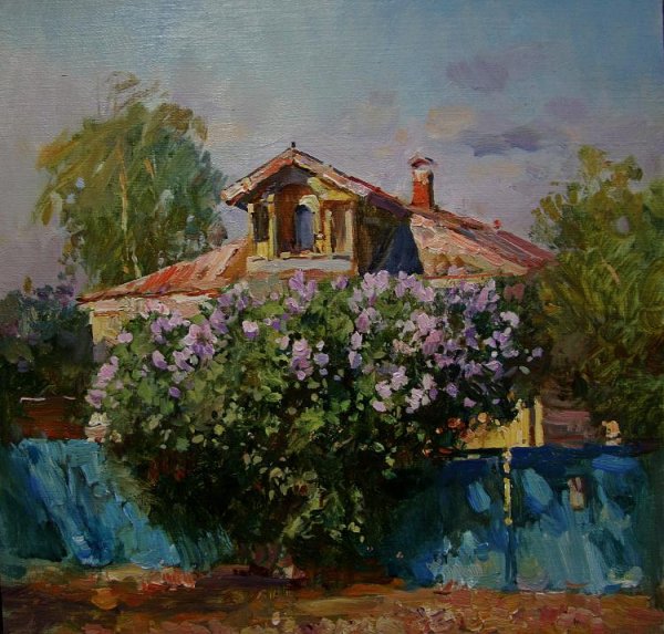 Кусты живопись