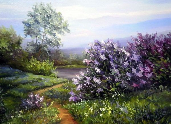 Художник anca Bulgaru пейзажи