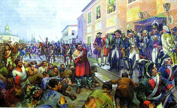 Емельян Пугачев в Симбирске