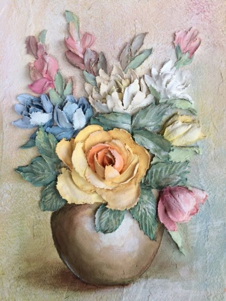 Скульптурная живопись Ольги Соловьевой