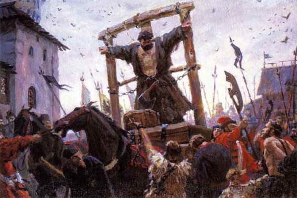 Казнь Степана Разина картина