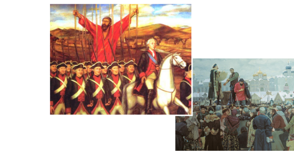 Картина Перова суд Пугачева 1879