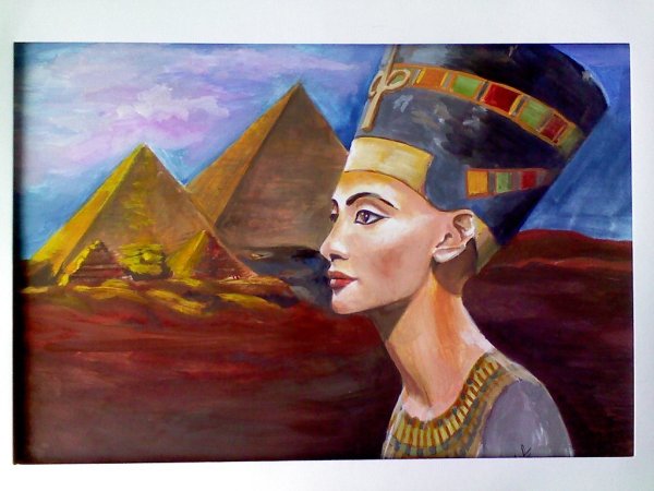 Живопись царица Нефертити