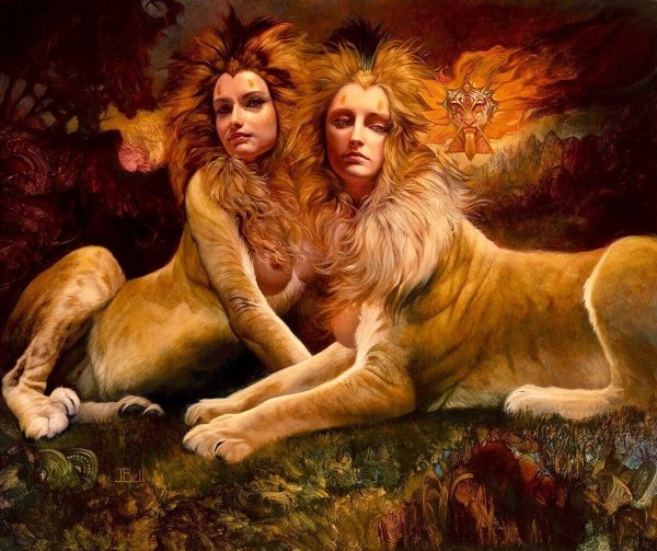 Борис Вальехо и Джулия Белл картины