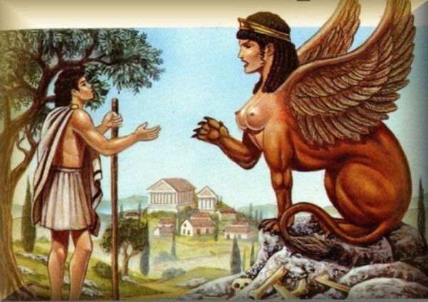 Сфинкс древняя Греция