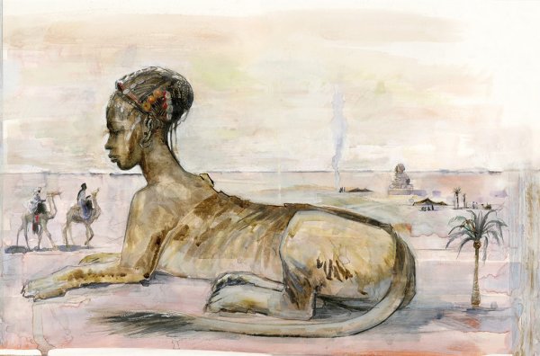 Живопись сфинкс Бучеджи