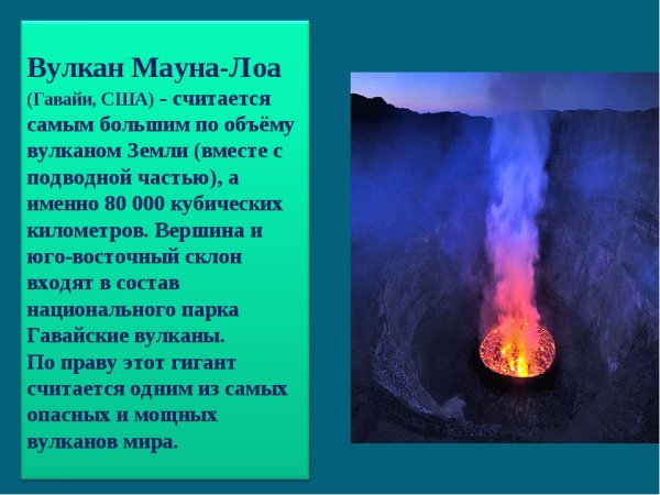 Мауна-Лоа вулкан