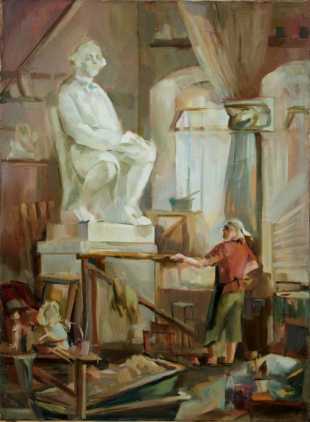 Многофигурная композиция Академия Репина