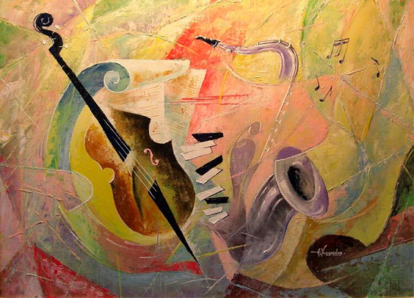 Музыкальная абстракция в живописи