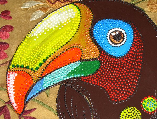 Пуантилизм точечная роспись