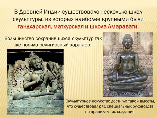 Древнеиндийская скульптура. Древней Индии