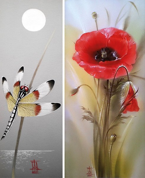 Живопись на шелке Алины Осеевой