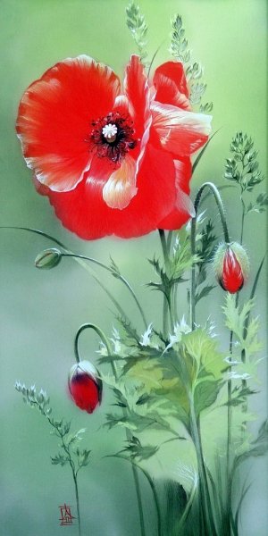 Алина Осеева живопись на шелке