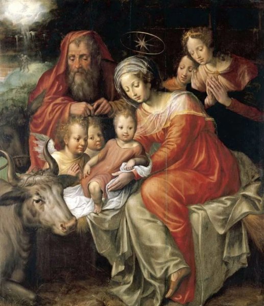 Рождество Христа живопись Рафаэль