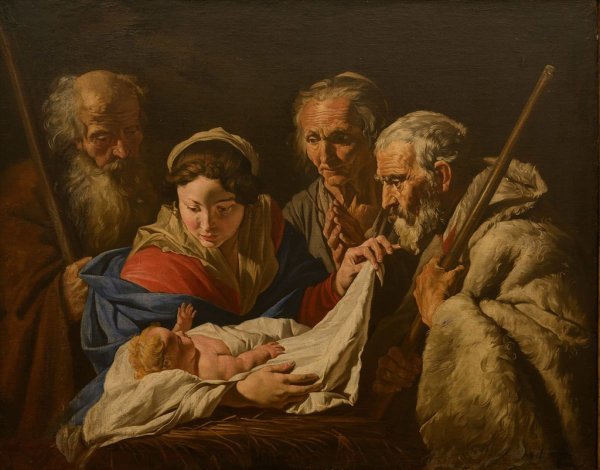 Матиас Стомер поклонение Пастухов