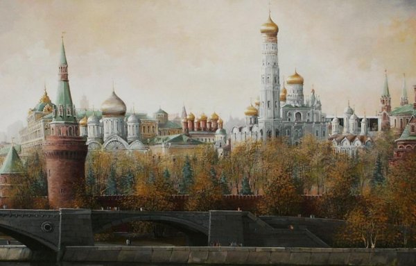 Художник Кольцов Александр, Москва,Кремль