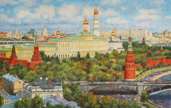 Игорь Разживин Москва Сити Новодевичий монастырь