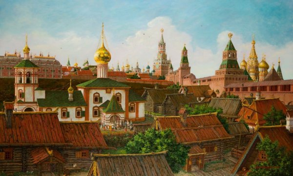 Аполлинарий Васнецов Расцвет Кремля