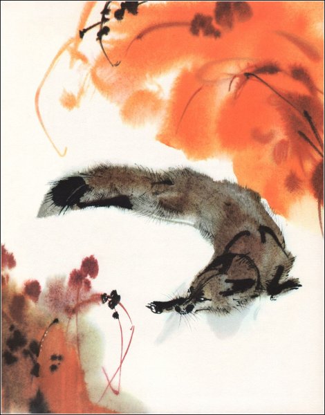 Китайская живопись цветы и птицы гохуа