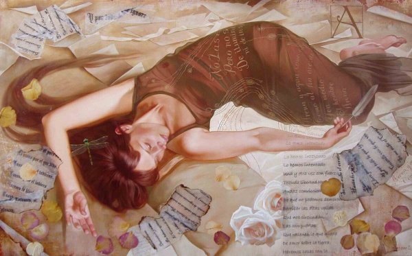 Светлана Валуева - поэзия - картина художника