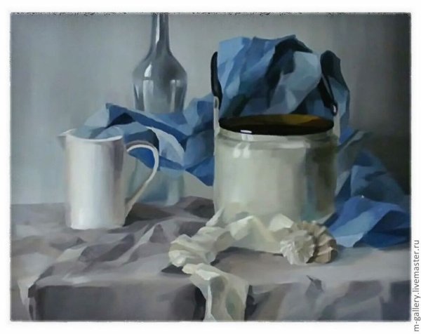 Белый натюрморт живопись