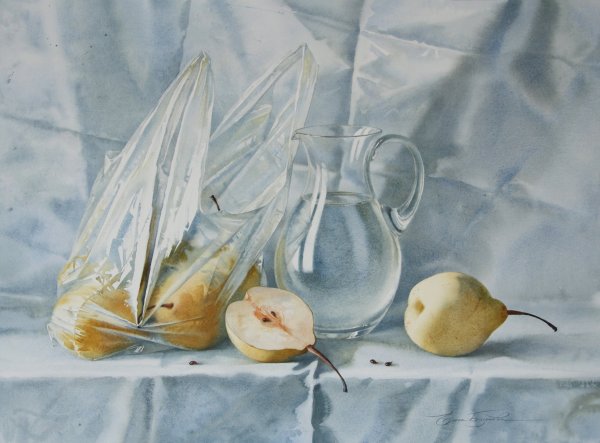 Акварельная живопись. Натюрморт. Елена Базанова