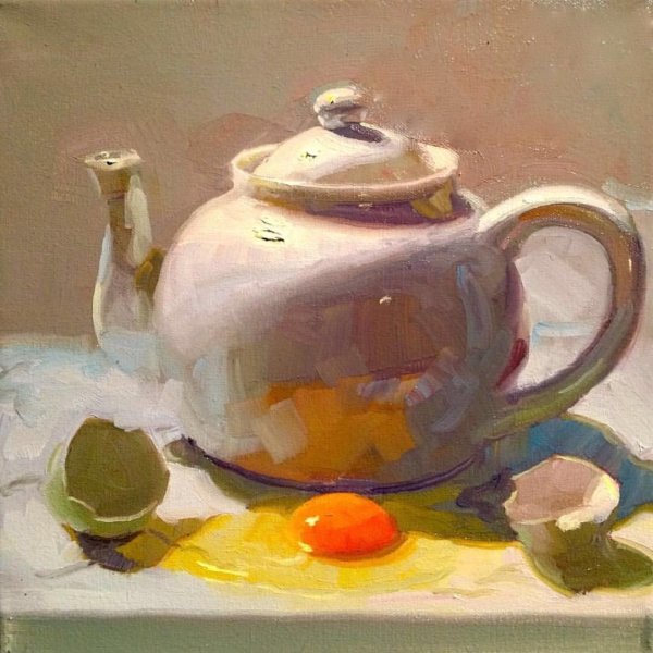 Чайник живопись