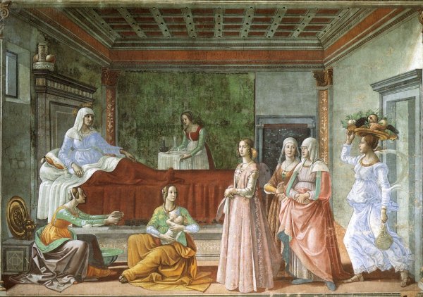 Доменико Гирландайо Рождество Иоанна Крестителя