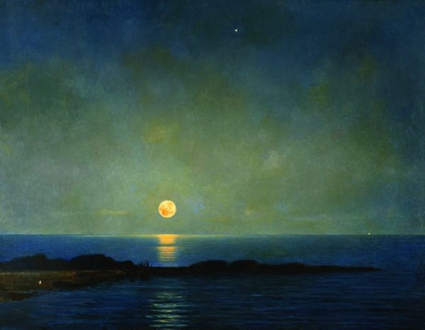 Лунные пейзажи в живописи